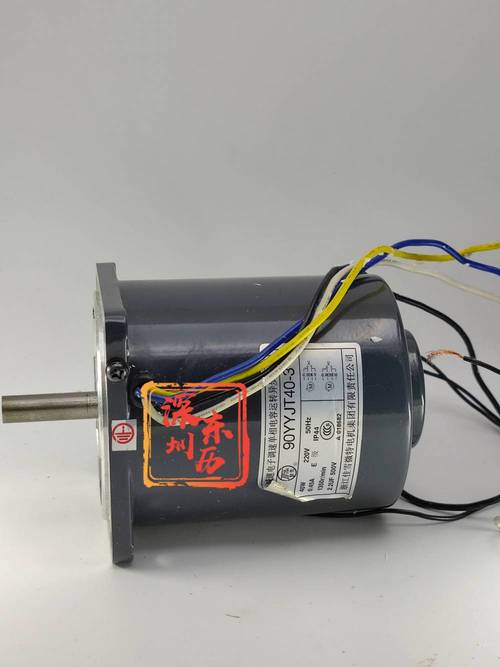 浙江佳雪微特电机90yyjt403调速马达40w220v齿轮减速电子变速